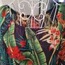 roman tropical print top Image 3