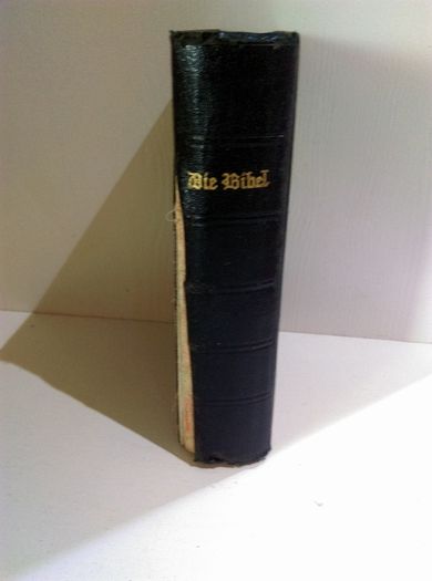 Antique German Holy Bible / Vintage Collector's Book
