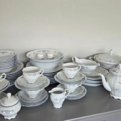 61 Piece Dinner Set Bavaria Rose