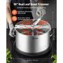 Manual Bud Leaf Trimmer, 370mm Reaper Bowl Bud Trimmer with Stainless Steel Blades, Visual Cutting, Wet & Dry Hydroponic Cutting Machine with Tray Image 2