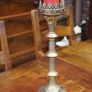Pair of Tall Brass Gothic-style Candlesticks Image 3