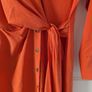 FW Bridge F&F Orange Front Tie Dress Size 8 Image 2