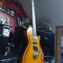 Epiphone Nighthawk Custom Reissue Trans Amber Image 3