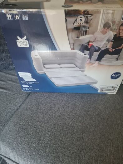 Inflatable sofa bed