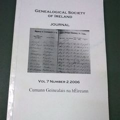 Genealogical Society of Ireland Journal 2006 Longford Drogheda Deansgrange