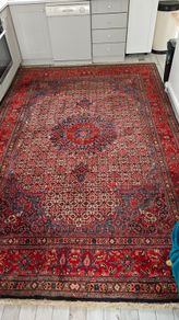 Large 326cm x 210cm Persian Moud Rug Hand Knotted Carpet