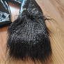Brand new Faux-fur-trimmed cropped leather jacket, size 8 Image 7