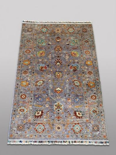 Exquisite Afghan Ziegler Hand-Knotted Wool Rug