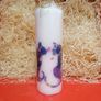 Large brand new unscented decorative pillar candle Image 4