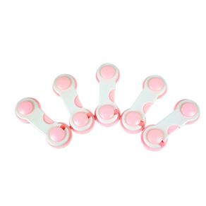 5pcs Door Drawers Plastic Safety Lock for Baby Infant