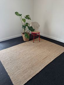 Rug, flatwoven, natural
