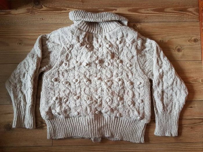 Diesel Wool Jumper Cardigan Size M / 12  brown beige