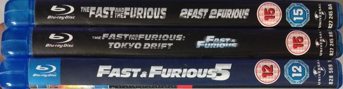 Fast & Furious Movies 1-7 [Blu-ray Movie] Paul Walker & Vin Diesel [Blu-ray Movie]