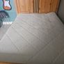 double bed solid wood  with matress Image 3