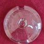 Vintage Etched Lidded Glass Punch Bowl with Grape Pattern Image 3