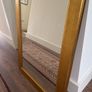 Gold finished wooden mirror Image 3