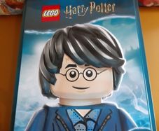 Harry Potter Lego theme Wizarding World sticker and puzzle tin . 4 books of fun !