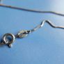 Sterling Silver 925 Pendant Necklace Open Heart with Stones 6,3g - 18" Image 4