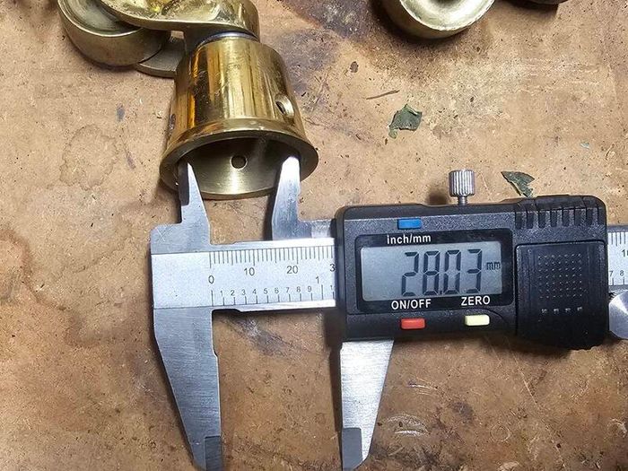 Solid brass casters