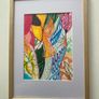 Original framed painting Botanical Painting Artwork Image 3