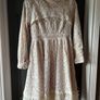 KLING ivory lace coat dress Size 3  8/10 Image 4