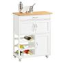 Kitchen Cabinet Kitchen trolley wheels portable Image 2