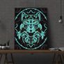 Luminous Diamond Painting Kit. Wolf Image 4