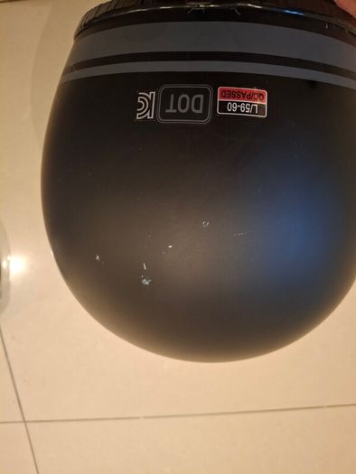 Retro full face motorcycle helmet