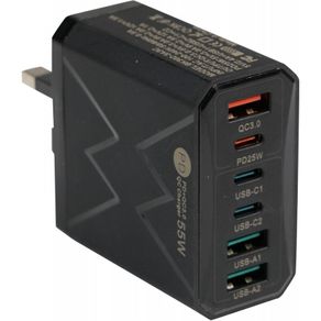55W 6 Port Charger