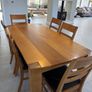Solid oak Table & 6 chairs Image 3