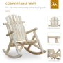 Cedar Wood Rocking Armchair, 96Lx66Wx98H cm (FREE SHIPPING) Image 7