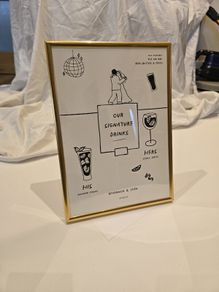 Two Hampton Frames BACKLOADER Poster Certificate Photo Frame Plexi Gold A4 Perfect for a Wedding