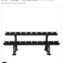 Tko 20 or 40 saddle dumbbell racks. Round dumbbell rack Image 4