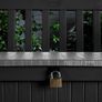 Bench 265L Outdoor 60% recycled Garden Furniture Storage Box Image 3