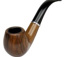 Classic Wood Grain Resin Pipe Chimney Filter Long Smoking Pipes Tobacco Pipe