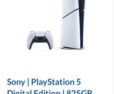 PS5 Digital Edition 825gb - brand new, still sealed, never opened