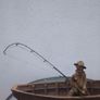 Antique fisherman and boat Image 5