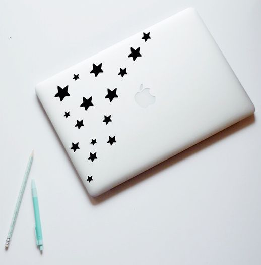 Star Laptop Sticker, MacBook decal, Laptop Decal, Computer Decal