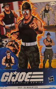 G.I Joe Classified Sgt. Slaughter 6" Figure new