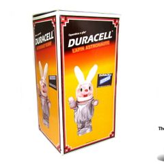 Duracell Bunny ASTRONAUT BUNNY TV Figure  rabbit mechanica Limited Editon DURACELL Football Bunny battery operated ASTRONAUT BUNNY TV Figure  12" Tall