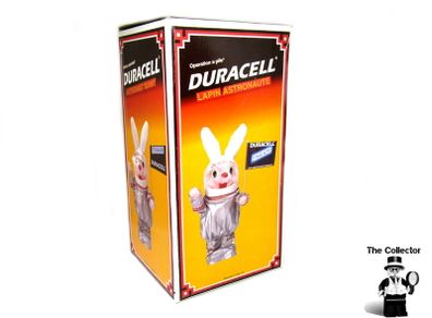 Duracell Bunny ASTRONAUT BUNNY TV Figure  rabbit mechanica Limited Editon DURACELL Football Bunny battery operated ASTRONAUT BUNNY TV Figure  12" Tall