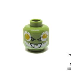 Lego Olive Green Color Chima With Lego City Female Overprint Error Prototype Test Print Colour Olive Green Head Rare And Hard To Find
