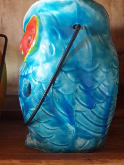 vintage owl candleholder
