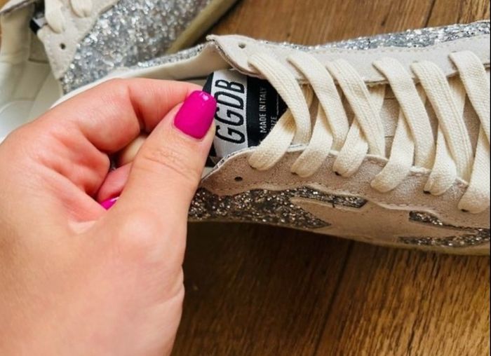 Golden Goose glitter sneakers