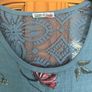 Linda Made in Italy plus size blue floral dress above the knee size UK22 EU50 Perfect condition Postage included Image 2