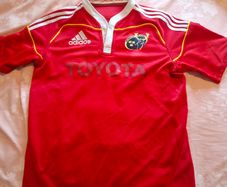 Munster 2010 Official Adidas Rugby Union Jersey (Adult Medium) FREE POST
