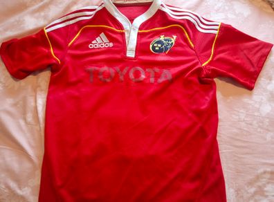 Munster 2010 Official Adidas Rugby Union Jersey (Adult Medium) FREE POST