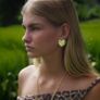 18K Recycled Gold-Plated Women's Forever Cupid Heart Shaped Stud Earrings by Celeste Starre Image 10