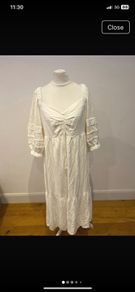 Cream Suncoo dress size 14 beautiful quality