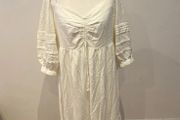 Cream Suncoo dress size 14 beautiful quality